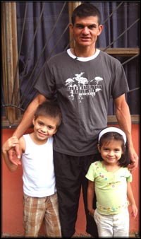 Antonio With His Children