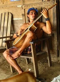 Carlos Playing Guitar
