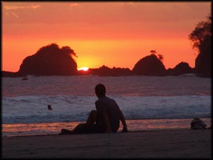 Costa Rican sunset