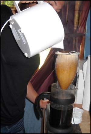 Pouring Coffee
