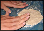 Spreading out masa