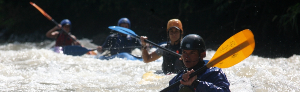 Kayaking on the Rio Sevegre