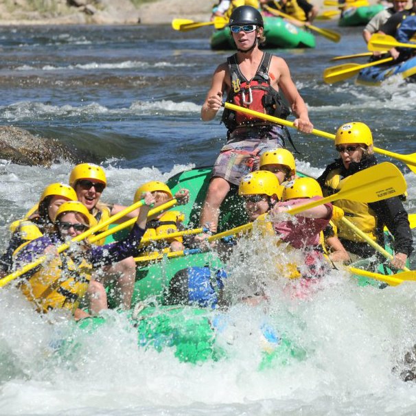 Kyle guides a tour with Wilderness Aware Rafting this summer!