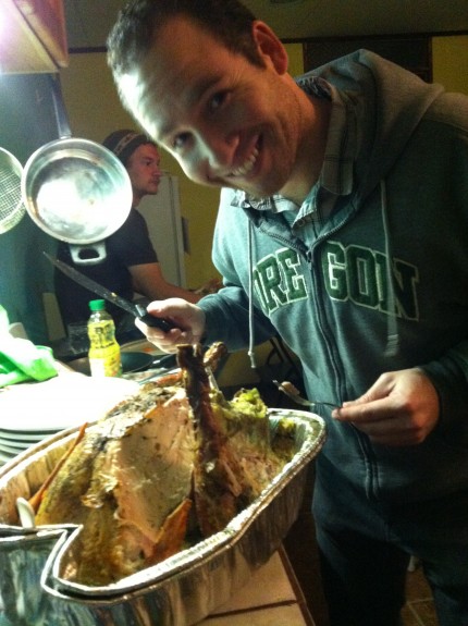 Carving up the Turkey