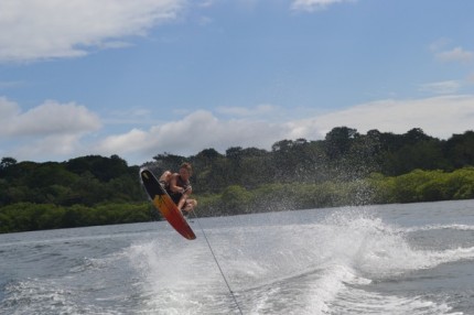 Wakeboarding in Panama